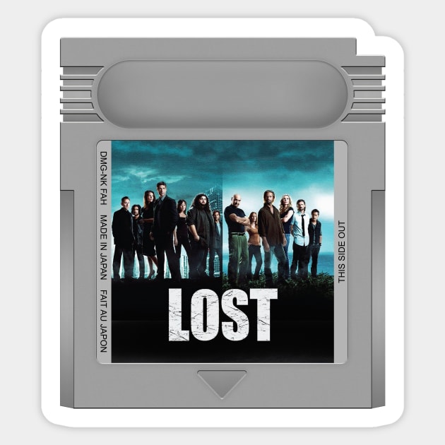 Lost Game Cartridge Sticker by PopCarts